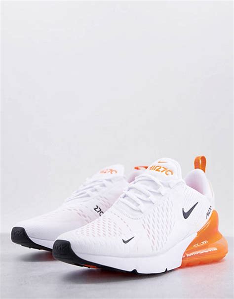 nike air max 270 oranje wit zwart|Nike Air Max 270 wit & zwart .